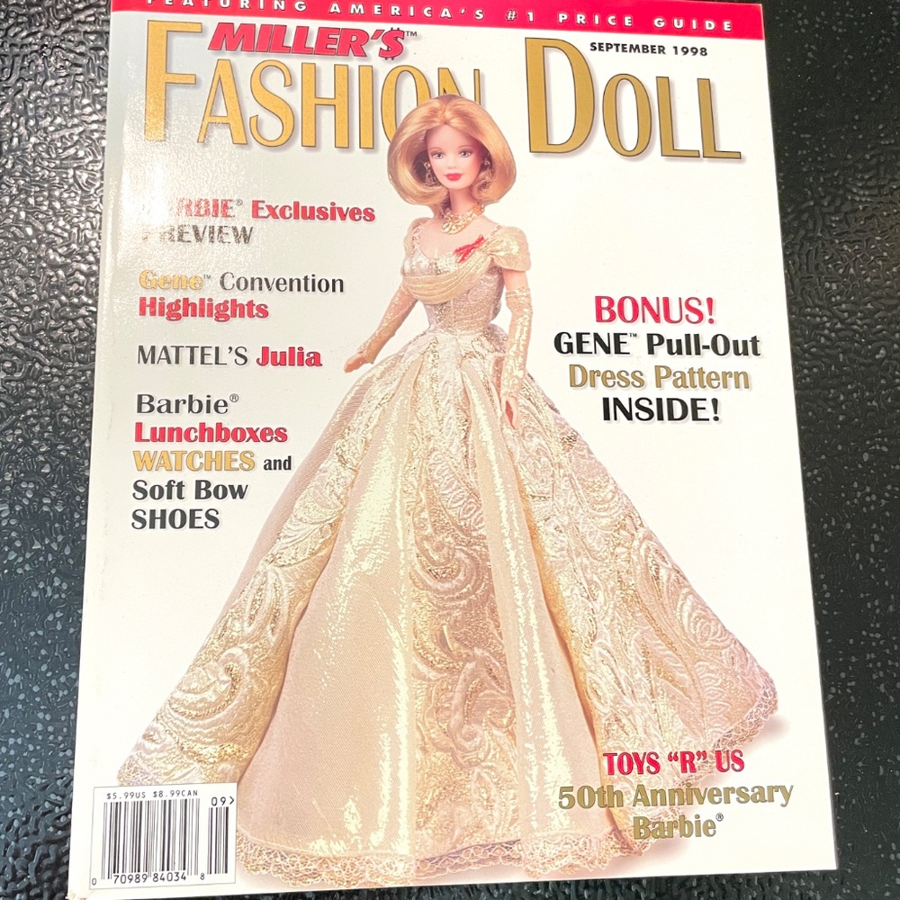 Miller's Fashion Doll September 1998 Vol 5 No 2 Price Guide Magazine Excellent